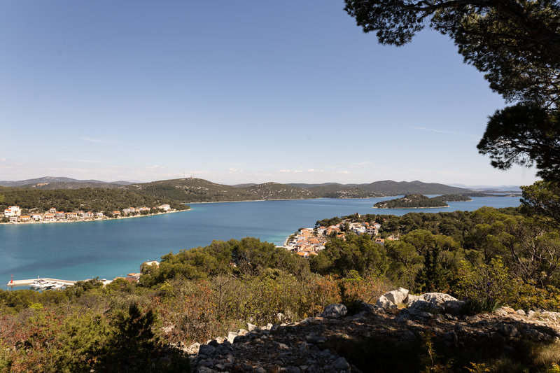 Tisno bay panorama